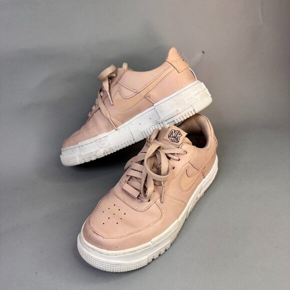 Nike Air Force 1 Pixel Particle Beige Pink Women’s Size 7.5 - Picture 1 of 10